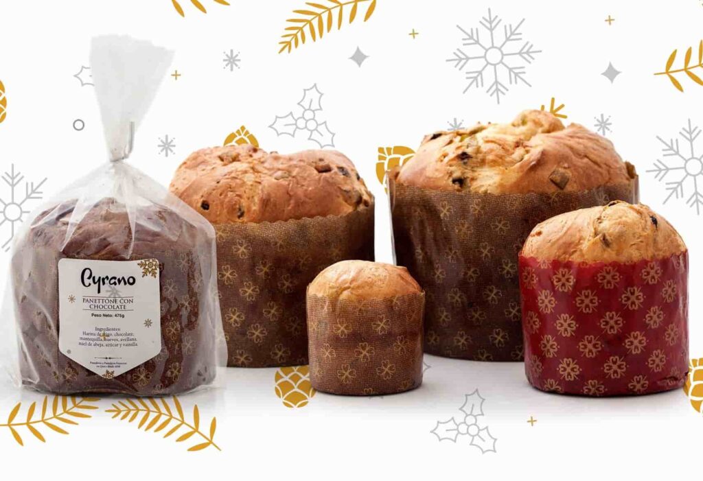 El panettone es de origen italiano, es el pan de pascua de la marca. (Cyrano)