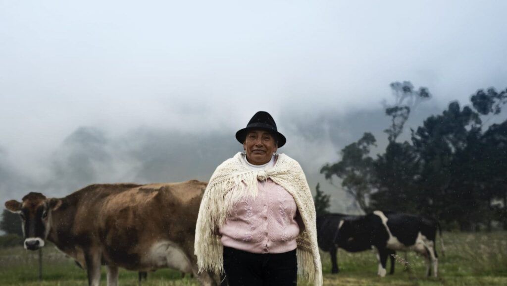 Comprar la leche a precios justos a pequeños productores y cuidar el entorno es parte de la política interna de Alpina Ecuador. (FOTO: Alpina)