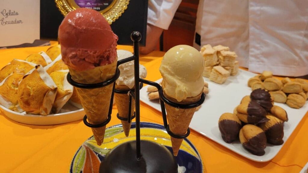 Los helados que venden en la cafetería son otra de las delicias que se expenden en el lugar. (Santiago Solórzano)
