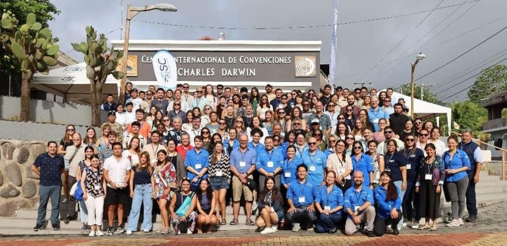 Los participantes departieron en las instalaciones del Centro Internacional de Convenciones Charles Darwin.  (USFQ)