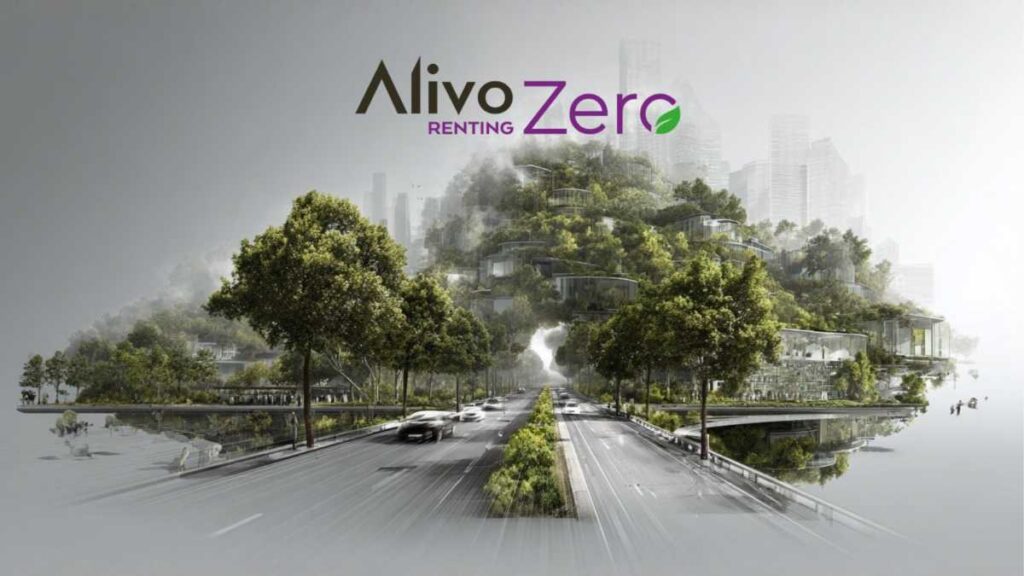 Afiche promocional de Alivo Zero, proyecto de sostenibilidad de Alivo Renting. (Alivo Renting)